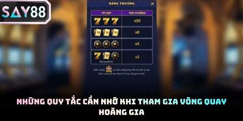 Vòng Quay Hoàng Gia và một số lưu ý cần biết trước khi tham gia